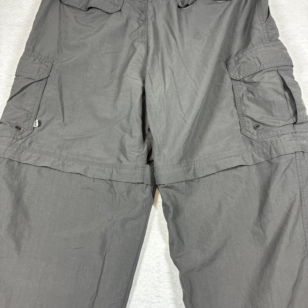 REI Convertible Hiking Pants Men's Large 32"L Gray Compact Lightweight UPF 50 - Picture 10 of 16